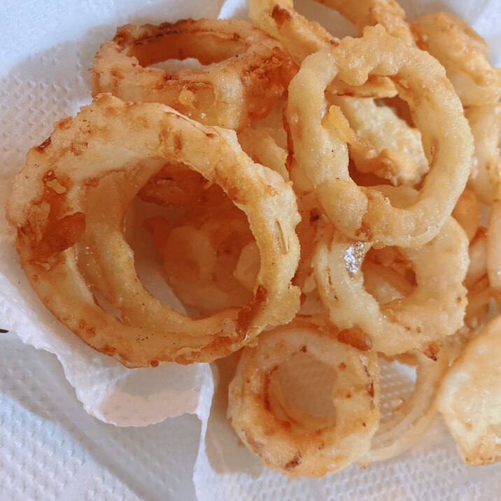 コンソメ味のオニオンリング レシピ 作り方 By あくびちゃんn 楽天レシピ